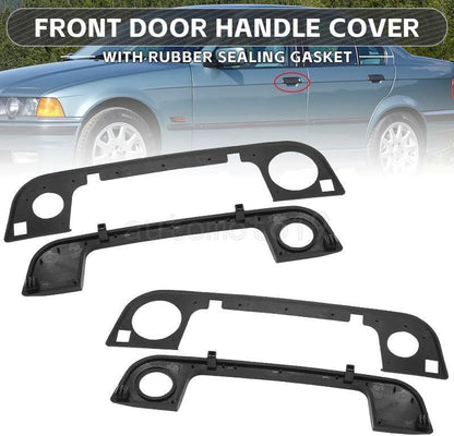 ya 10 9.16 baidi 2X Front Door Handle Gasket Rubber Seals for BMW 3 5 7 Series E36 E34 E32