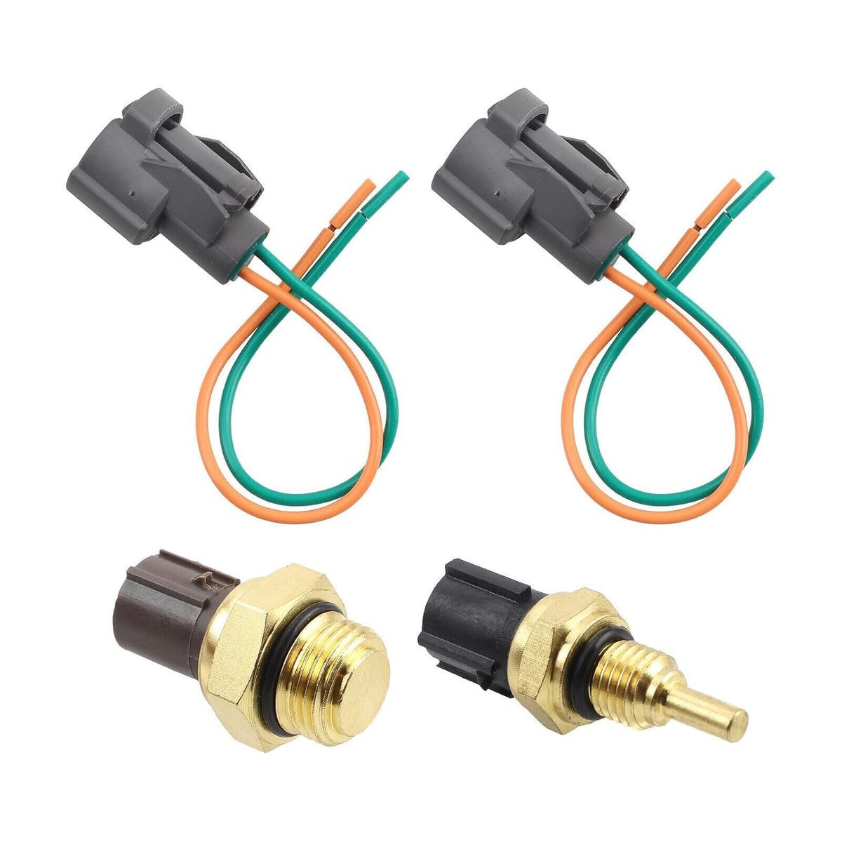ya 10 9.16 zhengce Cooling Fan Switch + Coolant Temp Sensor + Connectors for 1992-2005 for Hon