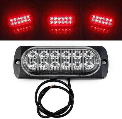 ya 4 8.8 Rear LED Emergency Light Red Replacement Truck 12v ~ 24v Accessories 