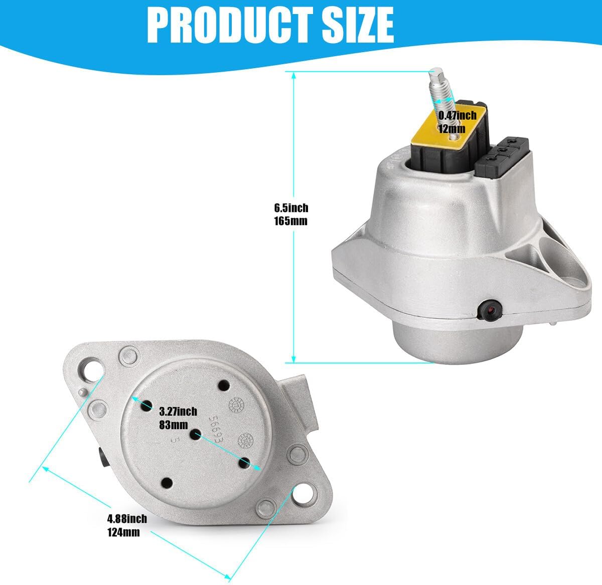 ya 2 8.15 Engine Mount 23255009 For 2013-2019 for Cadillac ATS CTS 2.0L USA 23274000