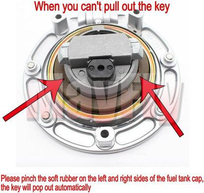ya 9 10.24 fit For CBR600RR/1100XX/900/929/954 CBR1000RR Fuel Gas Tank Cap Cover Lock w/Key