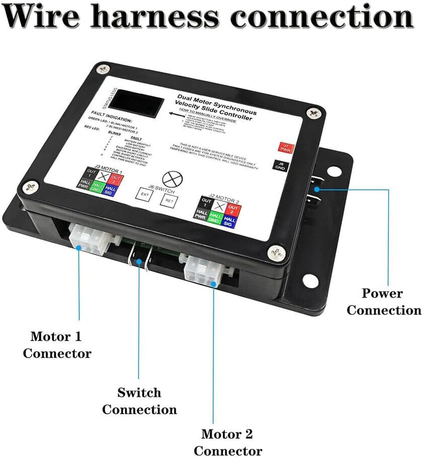 ya 10 9.16 baidi Dual Motor Synchronous Velocity Slide Controller for Lippert 13398-D0 V-Sync II