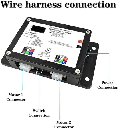 ya 10 9.16 baidi Dual Motor Synchronous Velocity Slide Controller for Lippert 13398-D0 V-Sync II