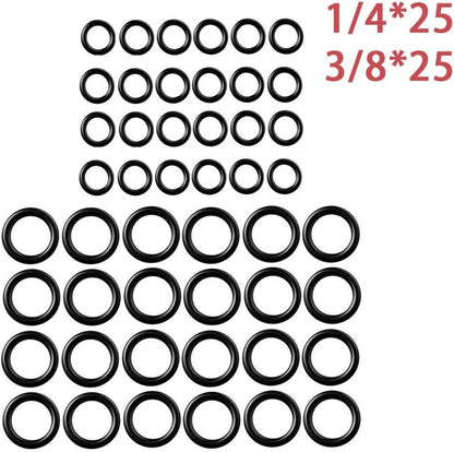 ya 26 10.21 baidi 50 Pressure Washer O Rings Hose Ring Kit for 1/4 3/8 M22 Quick Connect Coupler