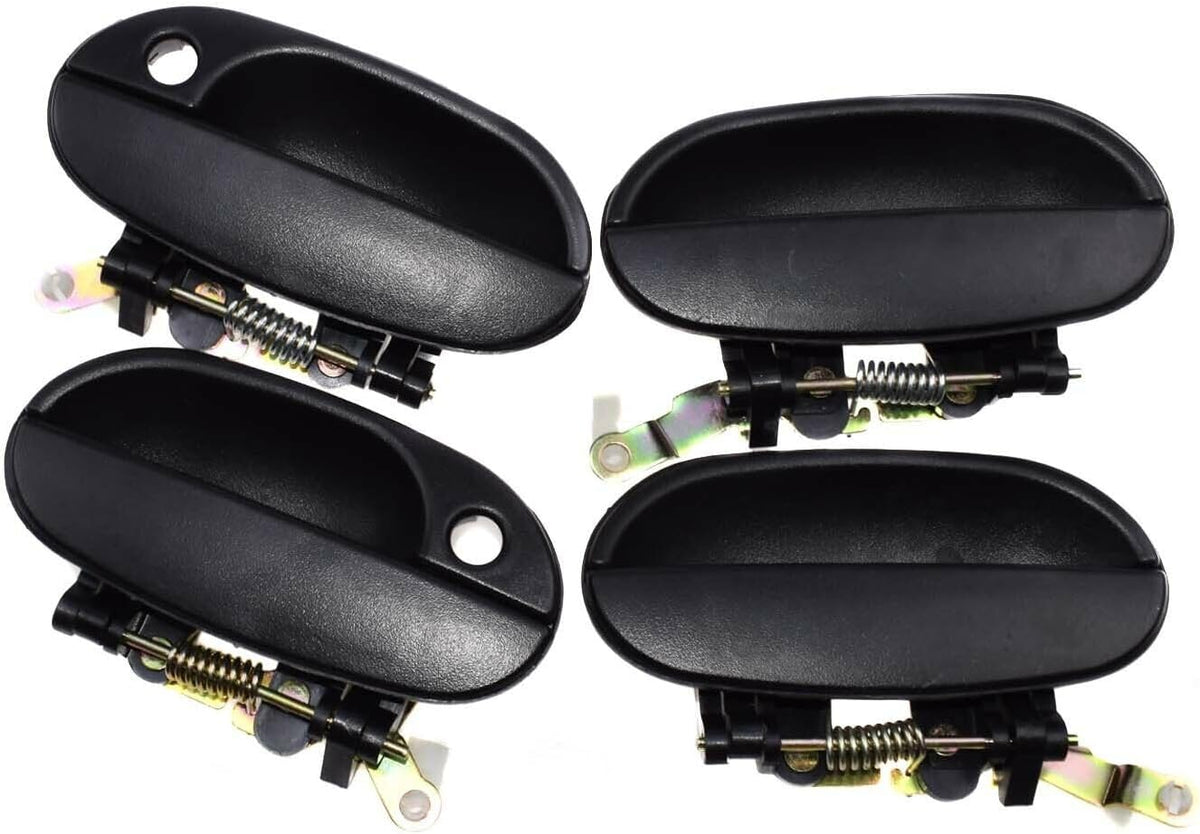 ya 4 8.8.2 Door Handle Outside Fits 1995-1999 for Hyundai Accent Front and Rear Left 4 Pieces 