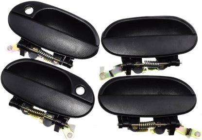 ya 4 8.8.2 Door Handle Outside Fits 1995-1999 for Hyundai Accent Front and Rear Left 4 Pieces 