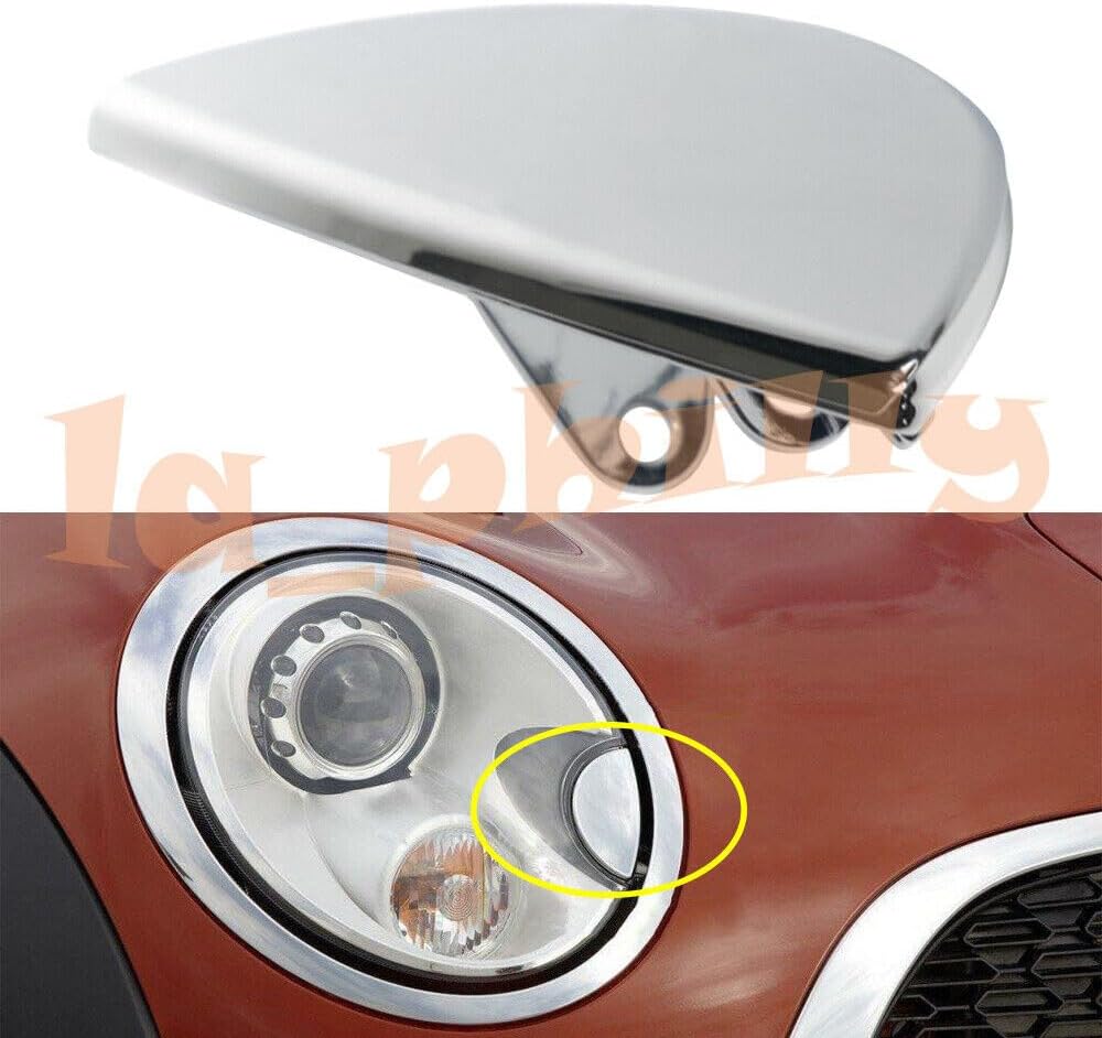ya 9 10.24 RH Headlight Washer Cover Cap for Mini Cooper Hatchback Wagon Convertible Coupe