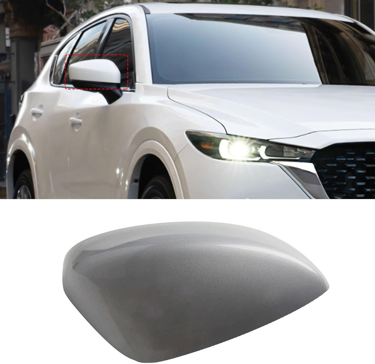 ya 13 9.15 baidi for for Mazda for CX-5 2017-2023 Driver Passenger Side Mirror Cap Cover Replacement New