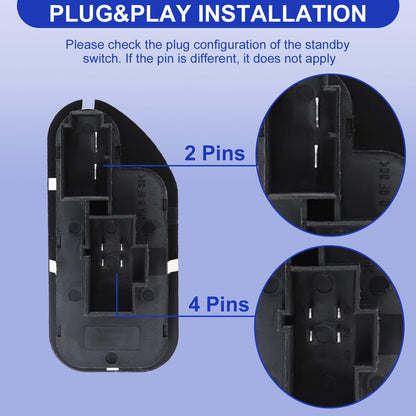 ya 6 8.24 baidi 7S65-14529-DA for Ford 6-pin Electric Window Control Switch 7S6514529DA