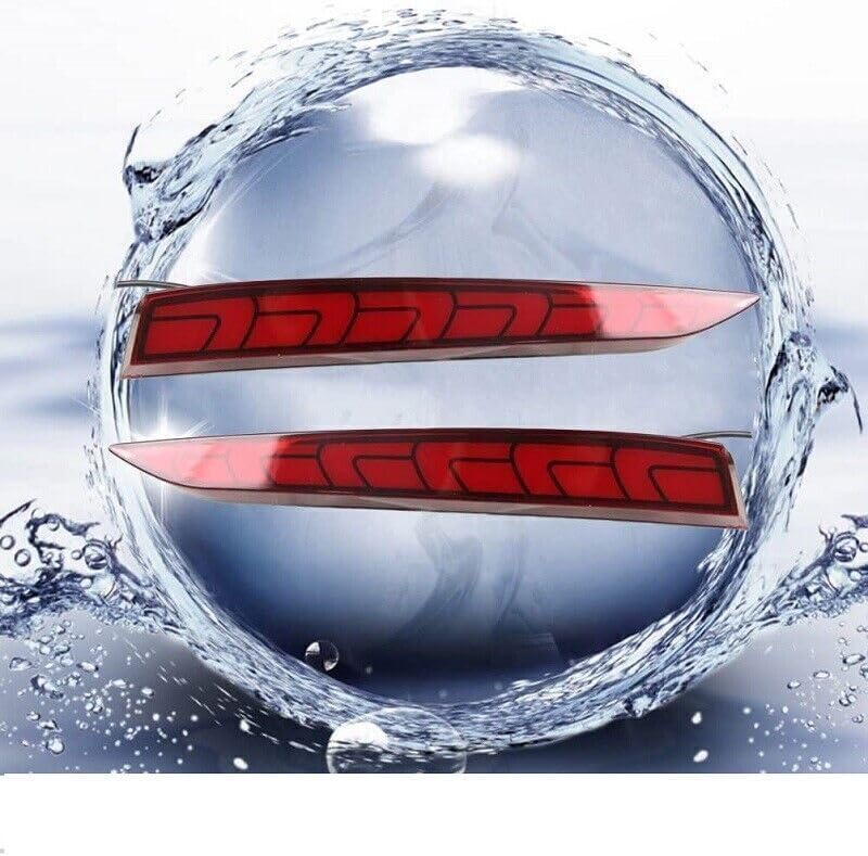 ya 13 9.15 baidi One pair of LED rear bumper fog lights brake warning lights for Hyundai acc