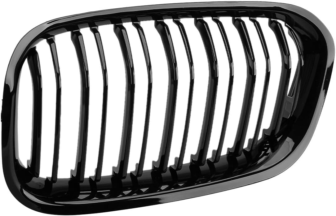 ya 2 8.15 Gloss Black Kidney Grille Grill Dual Line Fit for BMW 1 Series F20 F21 2015-2020