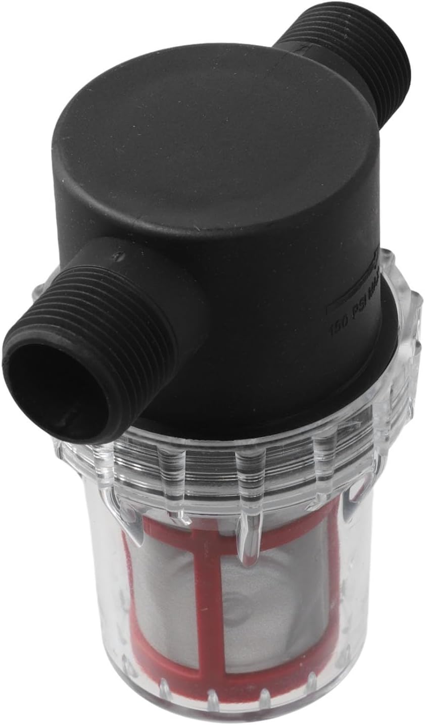 ya 14 9.20 baidi Efficient 34 Inch Water Pump Filter 200 Mesh Pre Filter 304 Stainless Steel-1