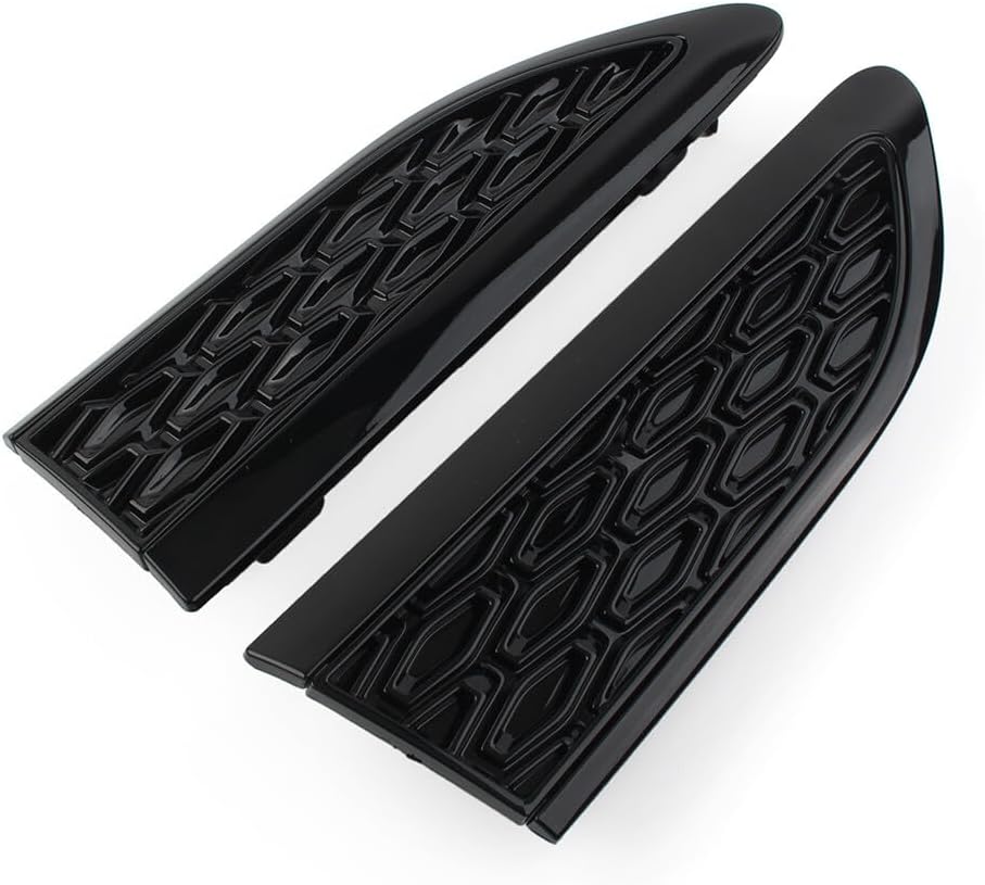 ya 4 8.14 for Land Rover Discovery Sport 2015+ Glossy Black Side Wing Vent Fender Trim 2pc