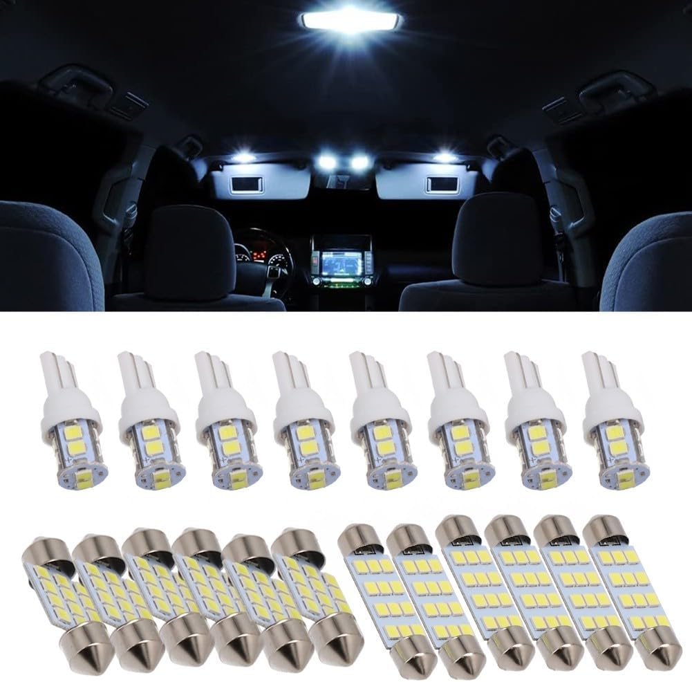 ya 13 9.15 baidi Office Outdoor Interior Light License Plate Lamp 6500K Accessories 20 Pcs
