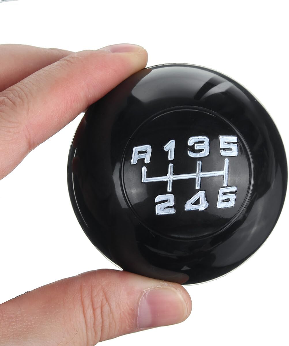 ya 4 8.14 for Alfa Romeo Giulietta 6 Speed Black Gear Stick Shift Knob Lever Replacement