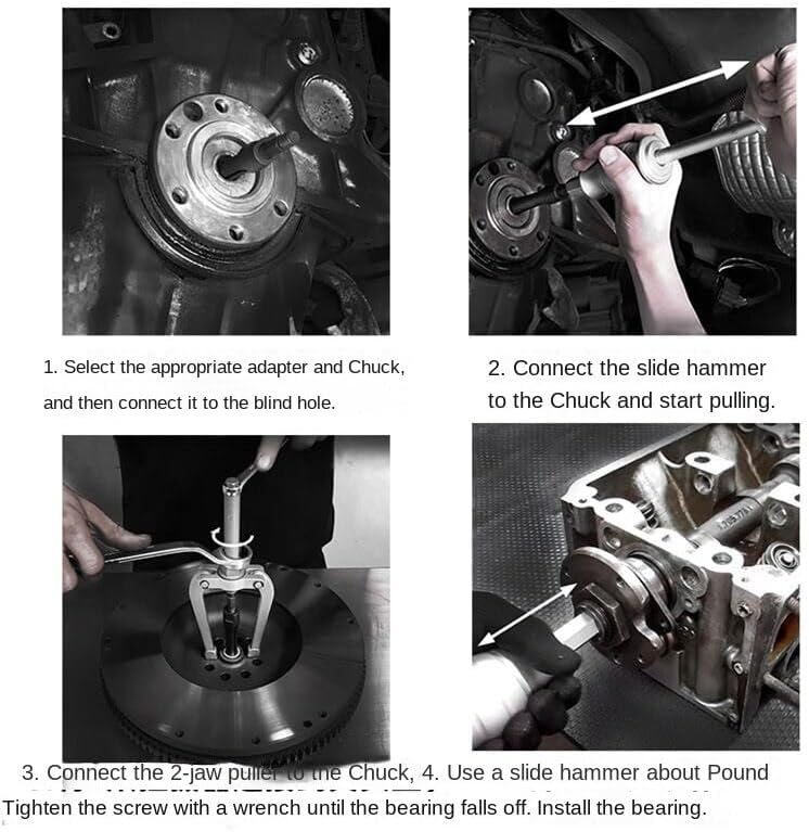 ya 26 10.21 baidi 16PCS Motors Blind Hole Guide ing Puller Inter l Extractor Installation,-1