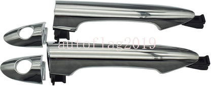 ya 2 8.15 Exterior Door Handle Chrome Pair Front LH and RH Suitable for Kia Picanto 2011-2016
