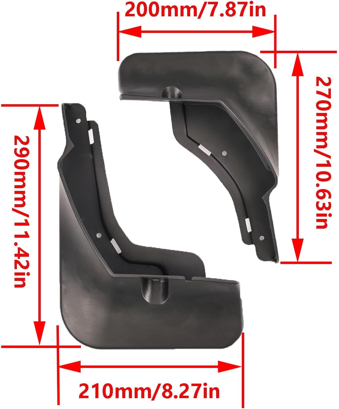 ya 4 8.10 4X Splash Guard Mudguard Mud Flap Fender Plastic for Seal U DM-i & EV 2023-2024