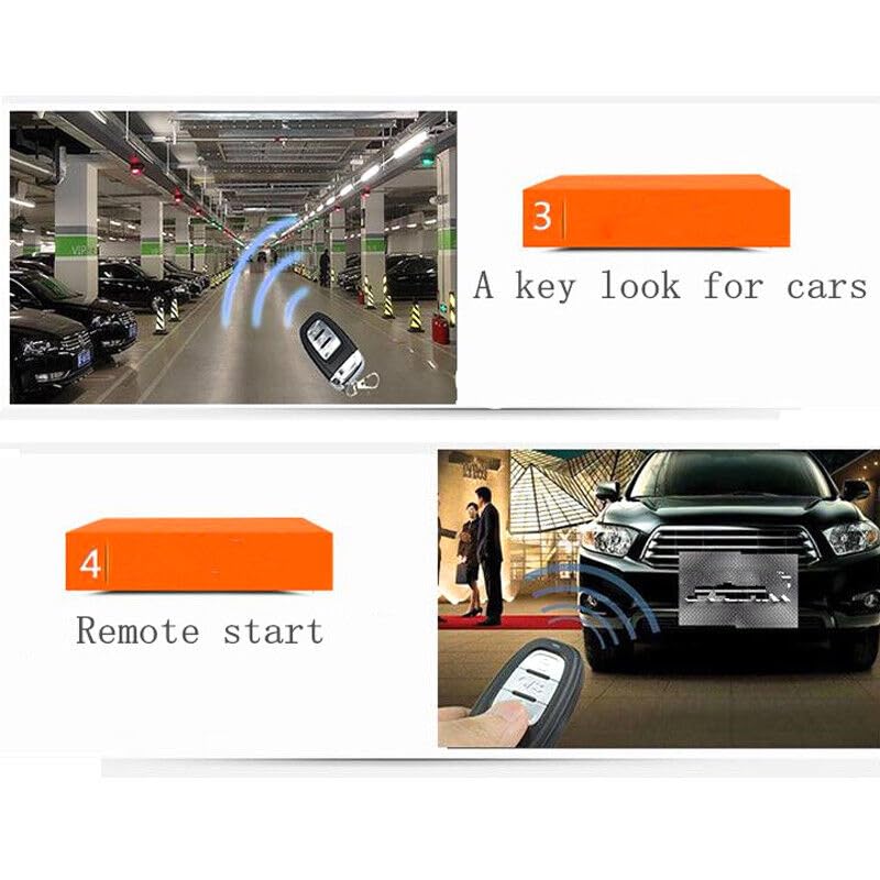 ya 3 8.24 baidi Car Alarm Ignition Start Safety System Key Engine Start Button Remote Control kit