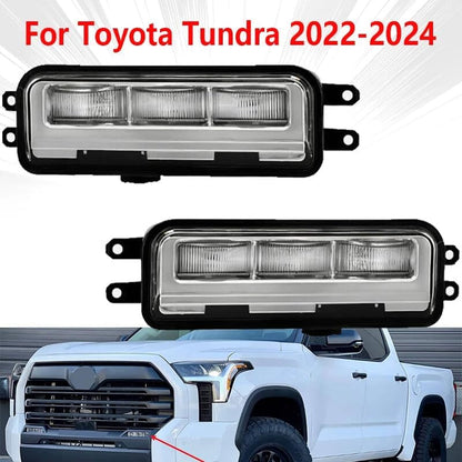 ya 7 8.24 baidi 1 pair of fog lights for Toyota Tundra 2022-2024 front driving lights turn signal lights 
