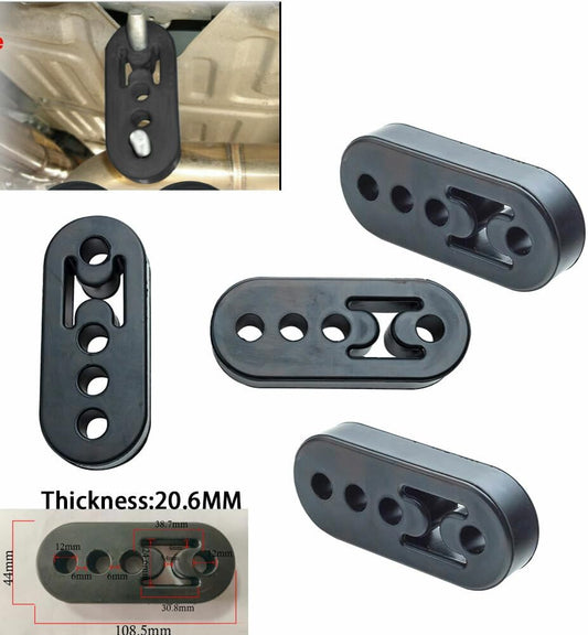 ya 4 8.14 4-Pack High Performance Polyurethane Adjustable Muffler Hangers Universal Fit