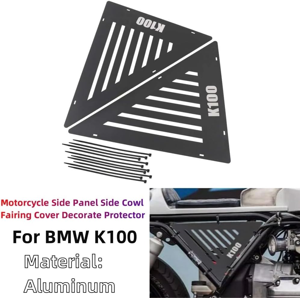 ya 23 10.7 baidi 2XMotorcycle Side Panel Side Cowl Fairing Cover Decorate Protector for BMW K100