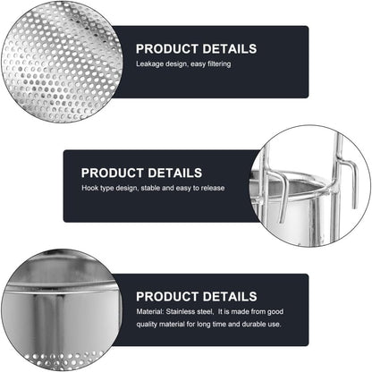 ya 14 9.20 baidi 2 Count Hot Pot Hook Slip Through The Net Dad Strainer Basket Kitchen-1