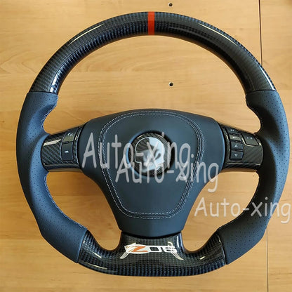 ya 5 8.10 Carbon Fiber Button Cover C6 for Corvette Steering Wheel Trim Replacements 2006-2013