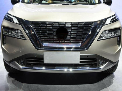 ya 6 8.14 for Nissan 2021-2024 Rogue Chrome Front and Rear Bumper Molding Cover Trims