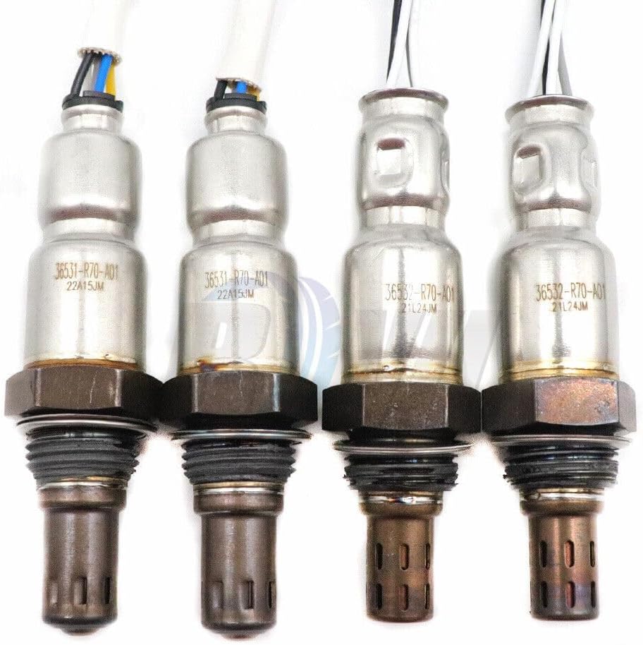 ya 15 10.19 zhengce O2 Oxygen Sensor 4 pcs Upstream + Downstream for 2011-2013 for Honda Odyss