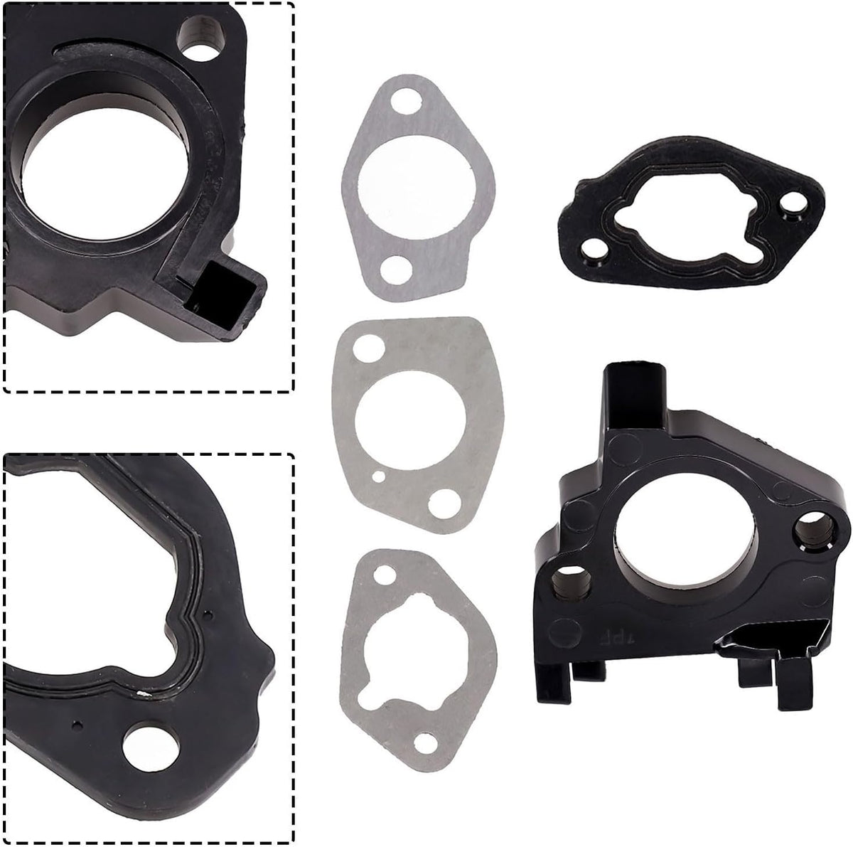 ya 26 10.21 baidi Practical Carburetor Kit Spare Parts with Spacer 13HP 11HP Accessories-2