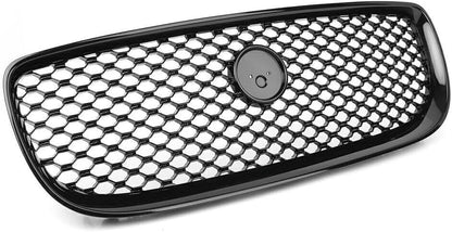 ya 2 8.15 1X Car Radiator Front Bumper Upper Grille Grill Black Fit for Jaguar XE 2015-2018 17