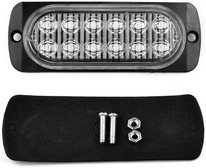 ya 13 9.15 baidi 2X Rear-Red Fog 12-Led Lamp Light 12/24v Universal-Truck Car Van Bus Cab Lamps