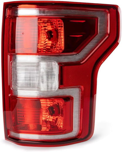 ya 4 8.24 baidi Fit For 2018-2020 for Ford F150 F-150 LH+RH Red Rear Tail Lights Replacement