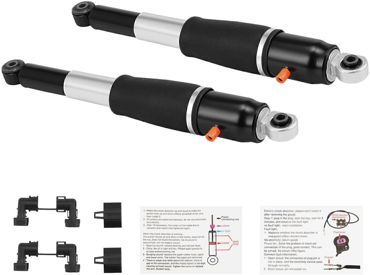ya 10 9.16 baidi 2X REAR Air Shock Absorbers for 2015-2020 for Escalade Suburban Tahoe for Yukon KY