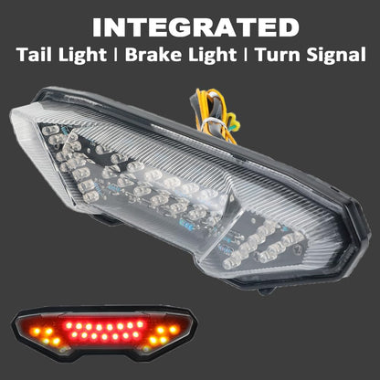 ya 4 8.24 baidi Integrated LED Tail Brake Light Turn Signal Indicator for Yamaha FZ10 FZ09 FJ09