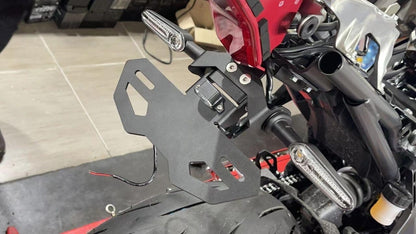 ya 13 9.15 baidi for Yamaha MT07 FZ07 YZF R7 Tail Tidy Fender Eliminator License Plate Holder LED
