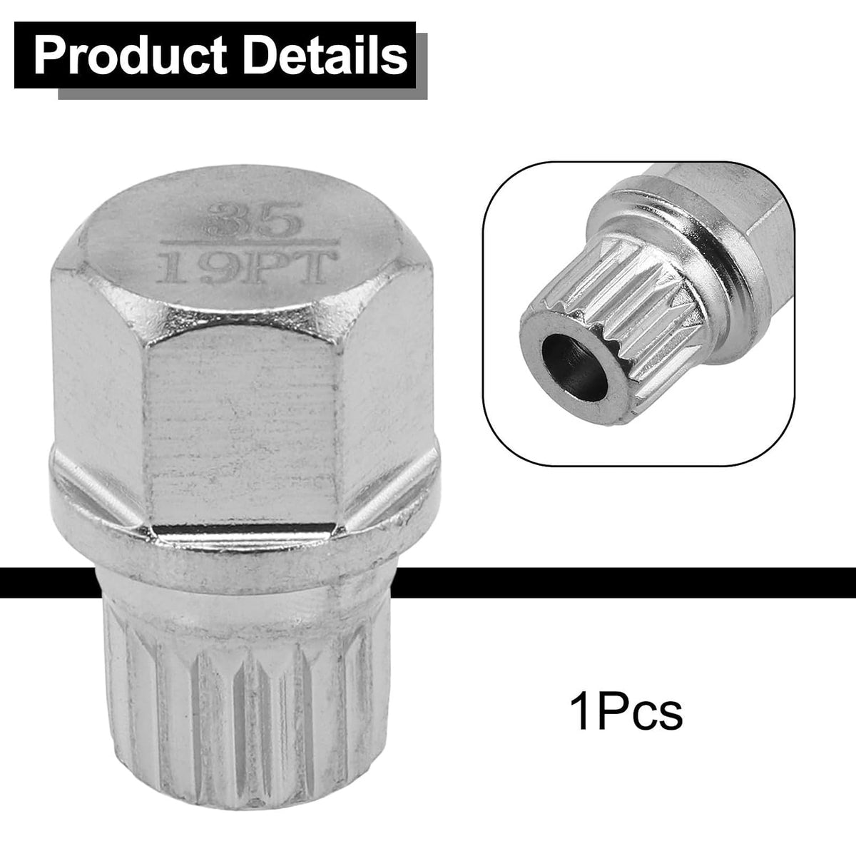 ya 13 9.15 baidi High Perfor for MANce Steel Wheel Lock Lug Nut Removal Key for for BMW 3519PT Hollow