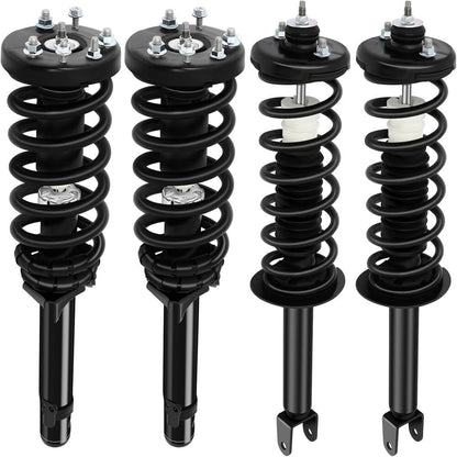 ya 10 9.16 baidi Set 4 Front & Rear Complete Shocks Struts For 2008-2012 for Honda for Accord 2.4L 3.5L