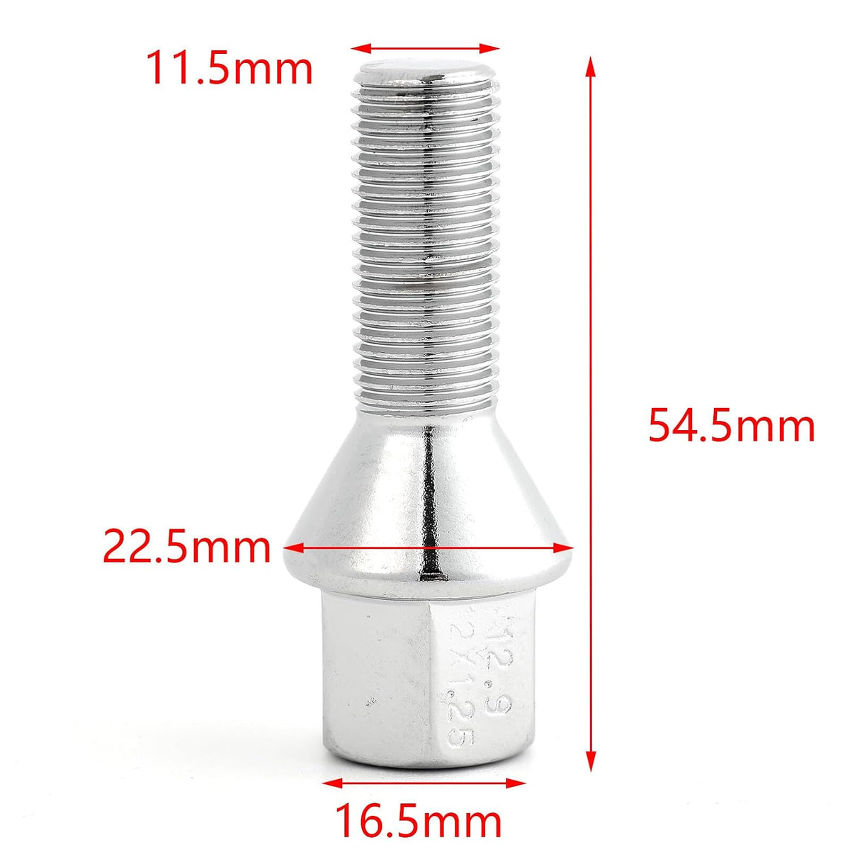 ya 10 9.16 baidi Car Wheel Lug Bolt M12X1.25 for Jeep Cherokee 2014-2019 for Chrysler 200 2015-2019
