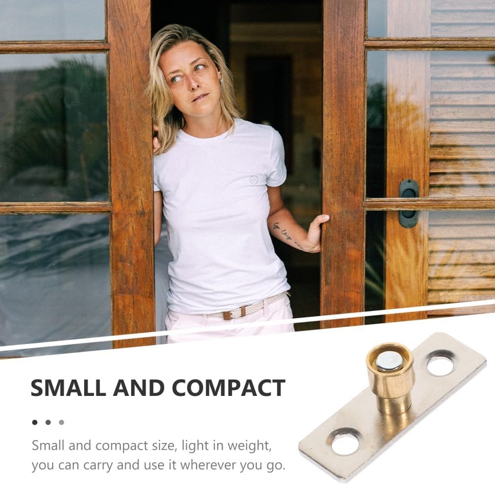 ya 26 10.21 baidi 2 Pcs Sliding Door Roller Guide Floor Guides Retainer Pocket Bottom