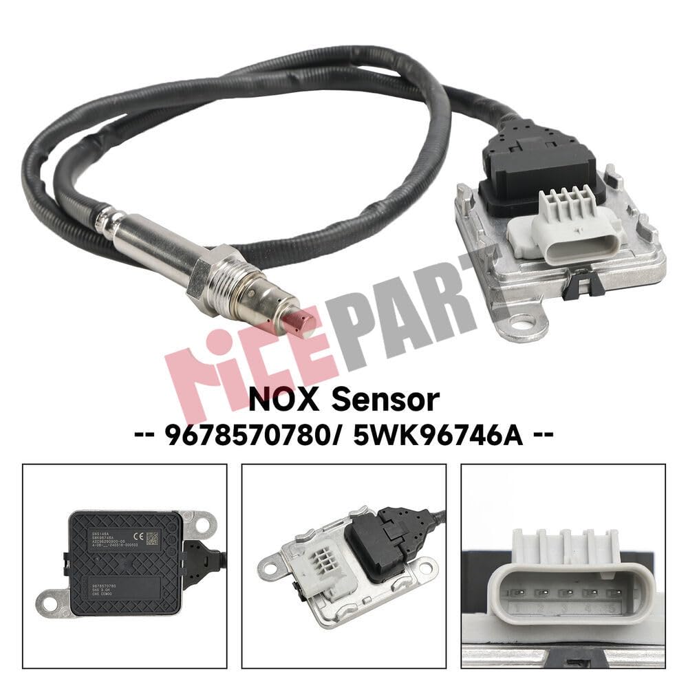 ya 9 10.24 New 9678570780 Nox Nitrogen Oxide Sensor Compatible for Citroen for Peugeot 1.6, Diesel