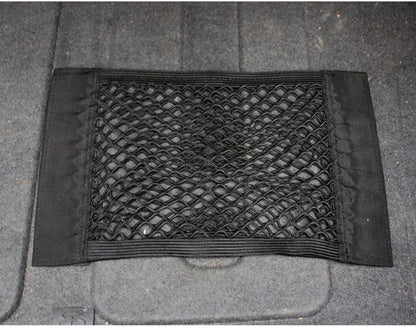 ya 2 8.15 1PCS Car Trunk Double-Layer Net Back Storage Pouch Vehicle Sundries Organizer