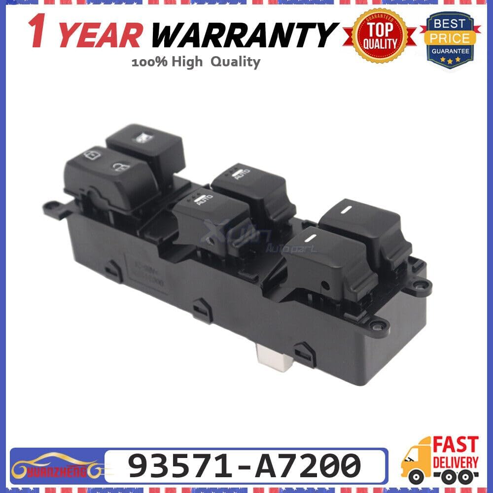 ya 14 9.20 zhengce for Kia Forte 2014-2018 Front Left Main Power Window Switch 93571-A7200-1