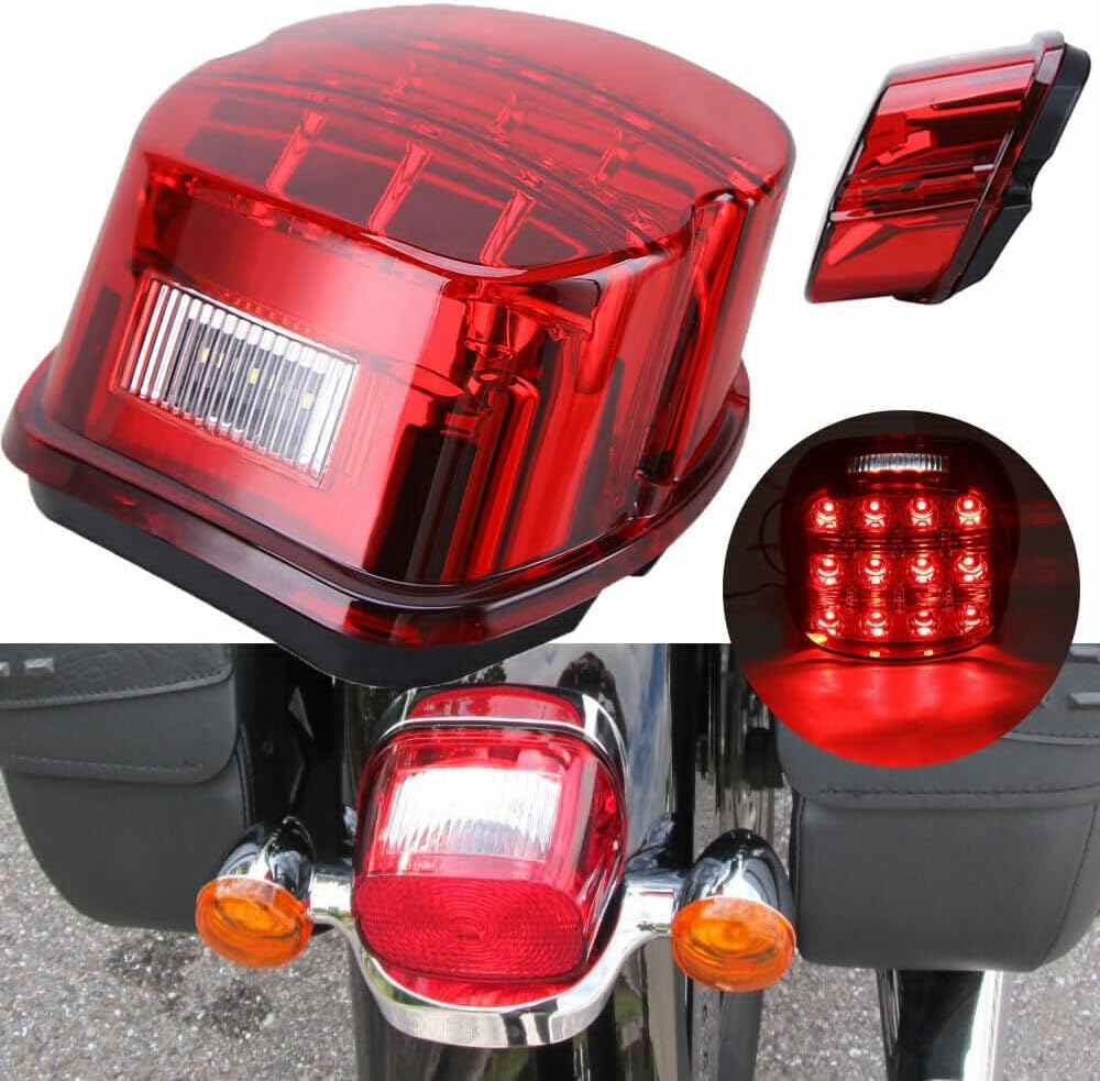 ya 10 9.16 zhengce For Harley Touring Road King Dyna Glide Softail Sporster LED Tail Lights Br