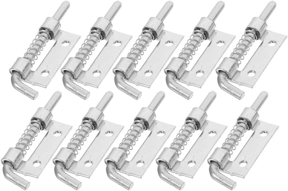 ya 26 10.21 baidi Set of 2 Spring Hin Trailer Door Latch Bolts Baby Pin Release Hinges Lock
