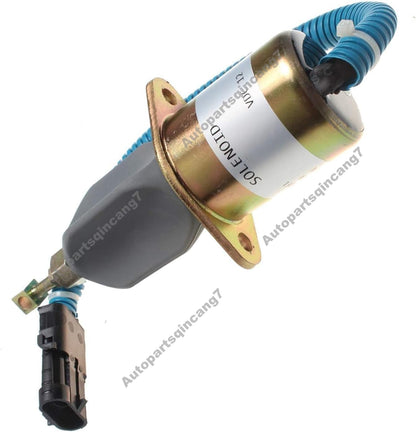 ya 10 9.16 baidi Stop Solenoid 1751ES-12A6UC3B1S5 for Kubota Engine V2203 Gehl Skid Steer Loader