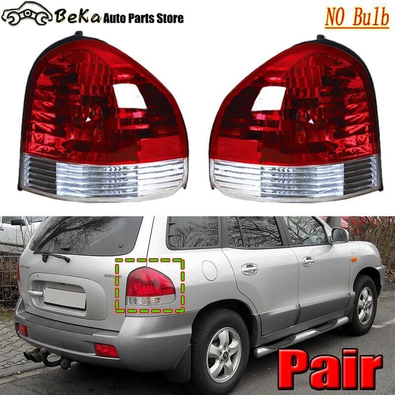 ya 13 9.15 zhengce 2-piece set of for Hyundai Santa Fe 2001-2006 LH&RH rear taillights and bra