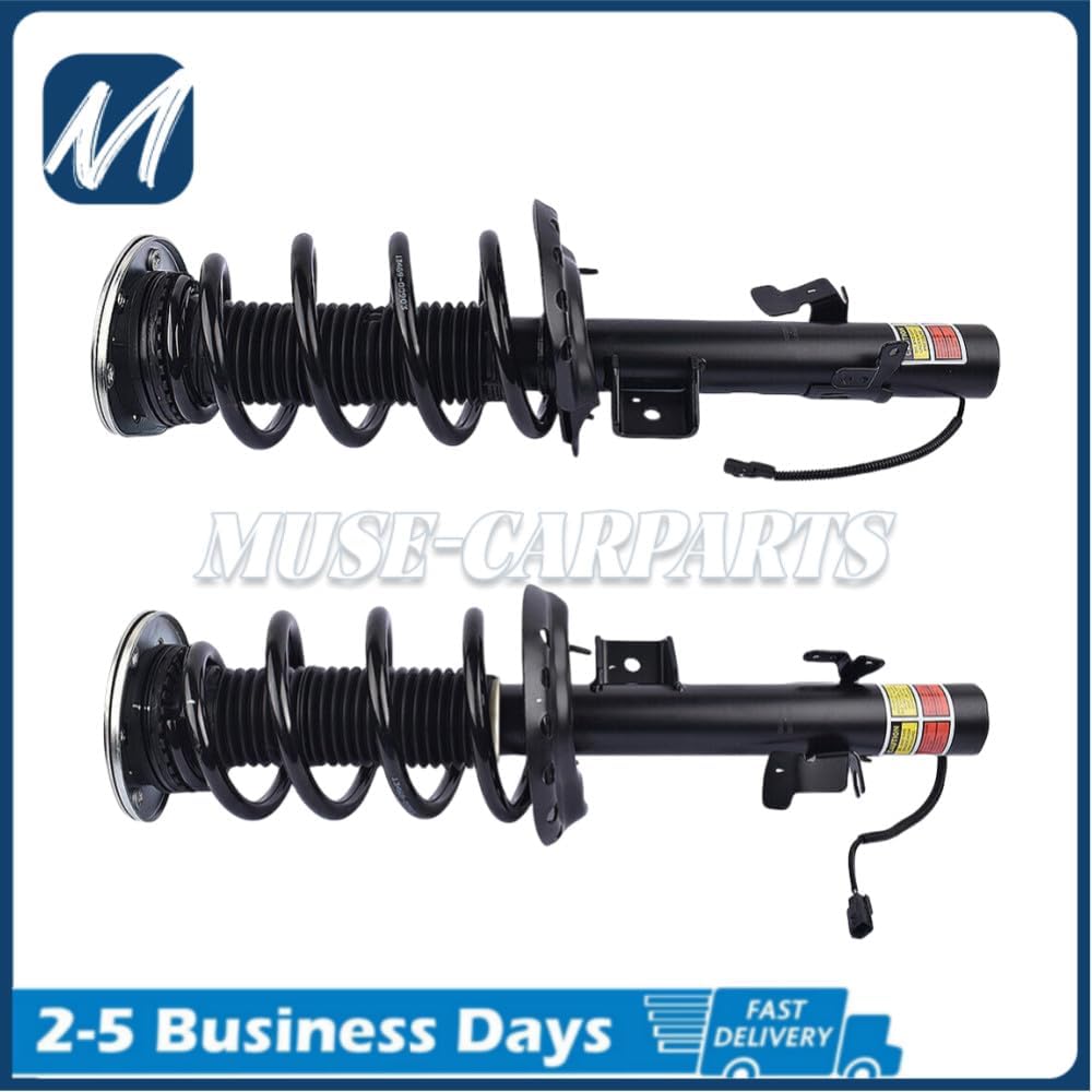 ya 12 10.8 baidi 2x Front Shock Struts Coil Assembly W/Magnetic for Range Rover Evoque L538 12-18