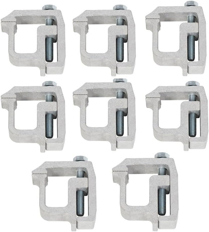 ya 5 8.10 8-Pack Truck Cover Mount Camper Aluminum Shell Mounting Clips Heavy Duty Sheet